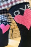 Sweet Heart Socks Black 
